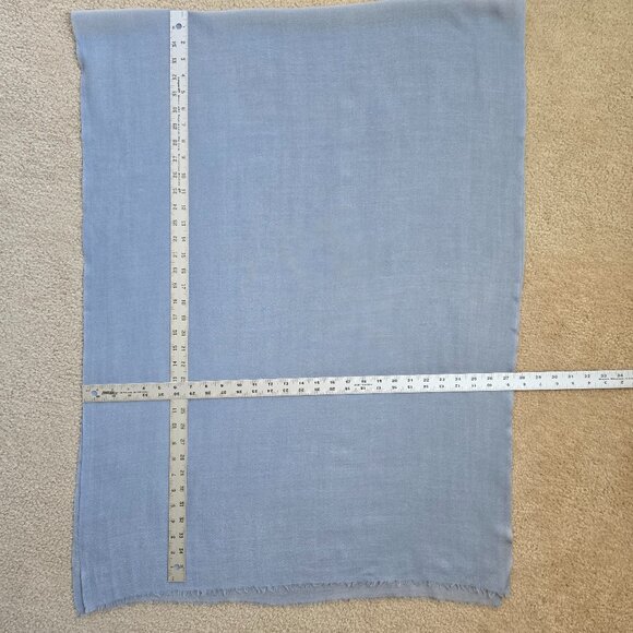Large Lightweight Cashmere Scarf/Shawl/Wrap Blue - Picture 1 of 13